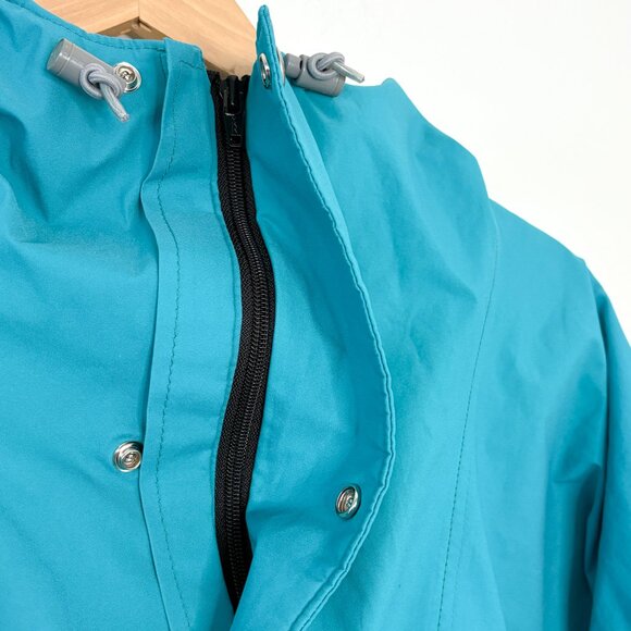Vintage Woolrich Teal Windbreaker Jacket – No Size Tag – Measurements Included - Picture 2 of 9